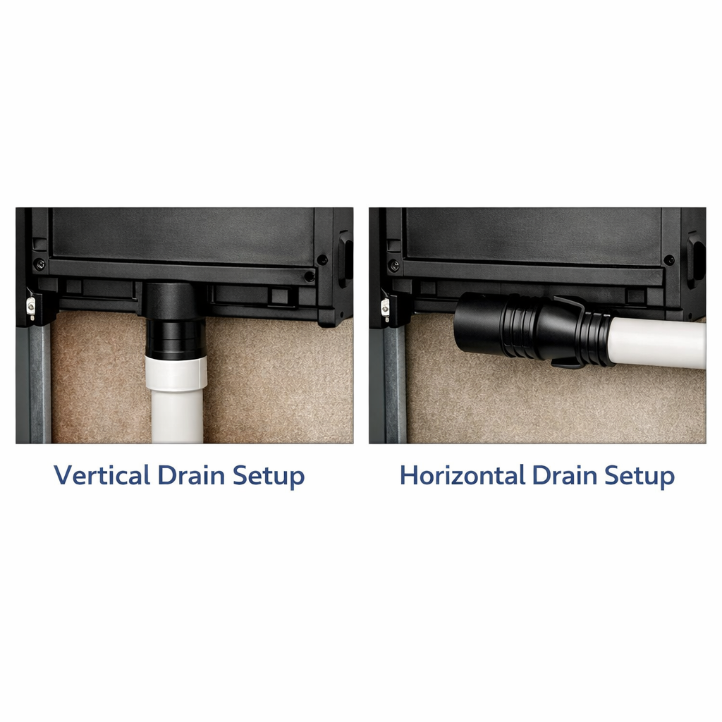Line Set Rough In Box RoughinBox Multi-Drain Rough-In Box for Wall-Mounted Mini Split Systems ...