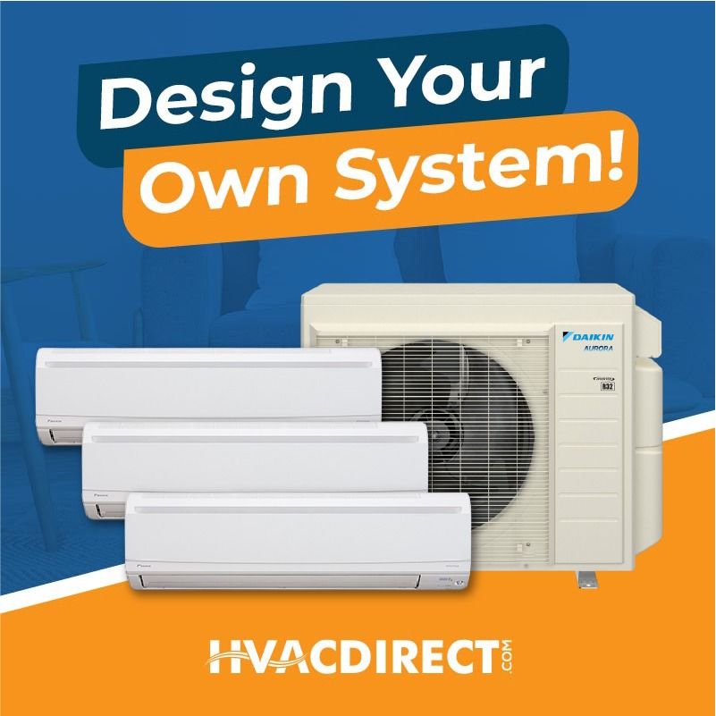 Daikin Tri Zone Heat Pump System | HVACDirect.com