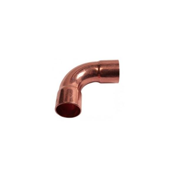 3/8" Long Sweep 90 Degree Copper Fitting Elbow
