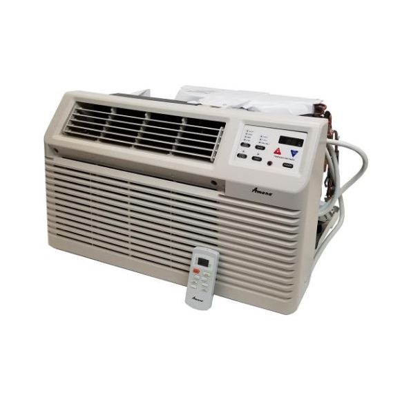 Amana 9,300 BTU 115-Volt Through the Wall AC Unit with 3.5kW Heat Strip - PBH092G12C