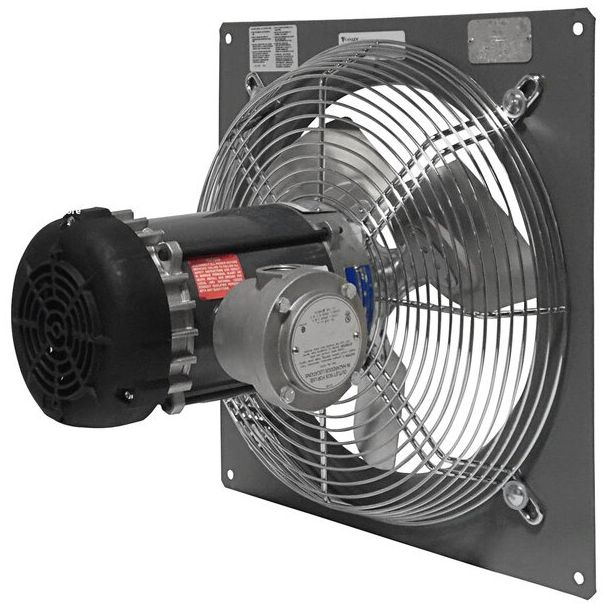 Canarm 24" Panel Mounted Explosion Proof Exhaust Fan Direct Drive 5,520 CFM, 1/3 HP, 115/230V - P24-4