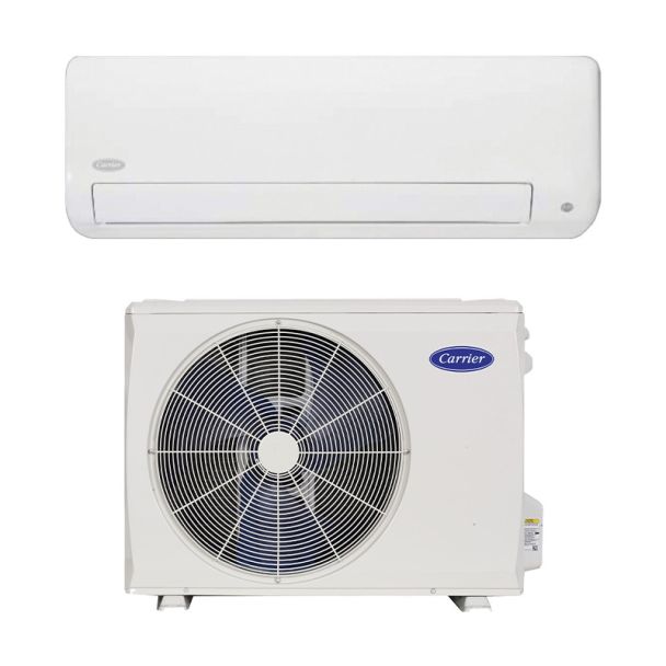 24,000 BTU Carrier Infinity 21.5 SEER2 Single Zone Wall Mount Mini Split Heat Pump System – R454B | 230V – 37MAHAQ24AA3 / 45MAHAQ24XA3