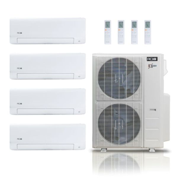 55,000 BTU 21.3 SEER2 ACiQ 4-Zone Wall Mounted Mini Split System w/ Wifi - 9+12+12+12 - ES-55Z-M5/ACIQ-09W-HH-M/ACIQ-12W-HH-M-3