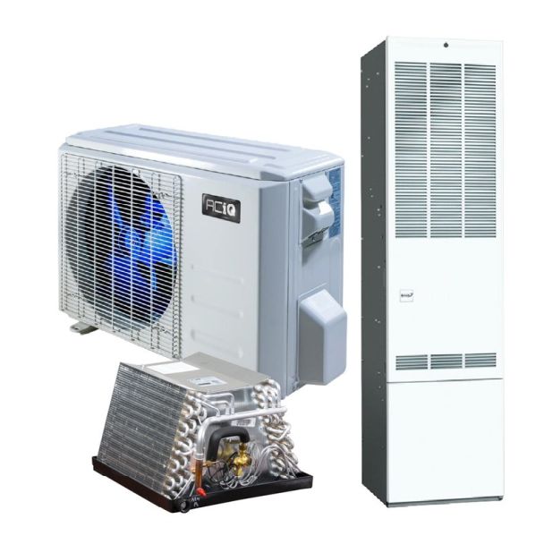 ACiQ 2 Ton 19.4 SEER 95% AFUE 60,000 BTU High Efficiency Mobile Home Heat Pump & Gas Furnace System | Inverter