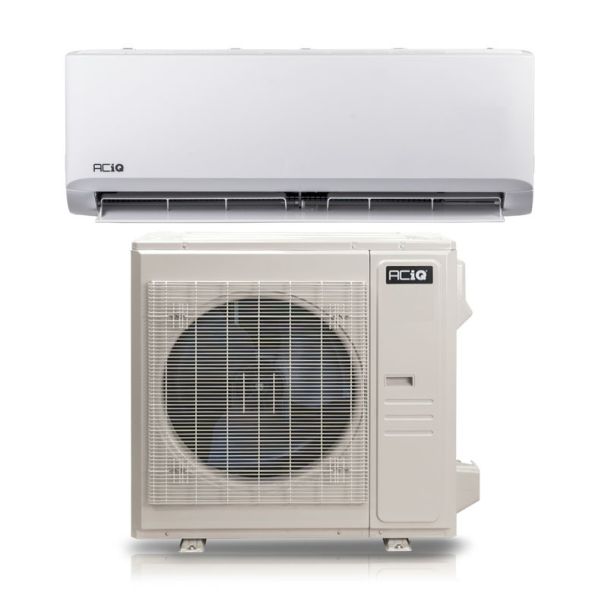36,000 BTU 18 SEER2 ACiQ Single Zone Wall Mounted Mini Split System w/ WiFi - R454B - ACIQ-36Z-HP230C / ACIQ-36W-HP230C