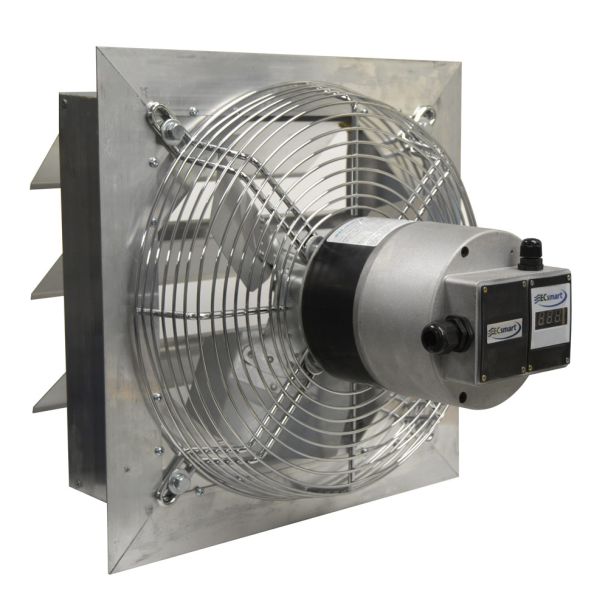 Canarm 36" AX-EC Shutter Mounted Exhaust Fan, 10000 CFM Direct Drive Variable Speed - AX36-EC