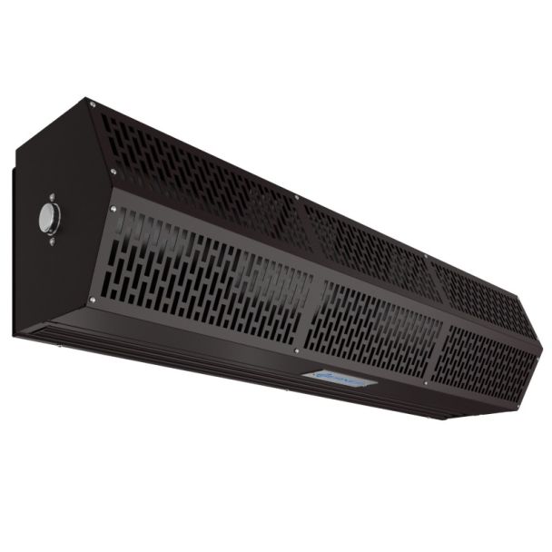 Berner SLC07 Sanitation Certified Low Profile 7 Air Curtain - 36" -  Unheated - 208/1/60 - Black
