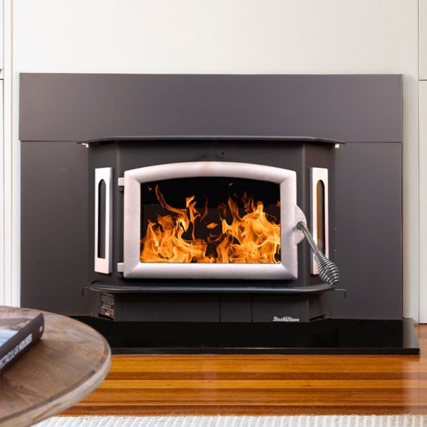 Buck Stove 91 Wood Burning Fireplace Insert with Blower EPA Certified & 30% Tax Credit Approved - FP91 - Heats 3200 Sq Ft