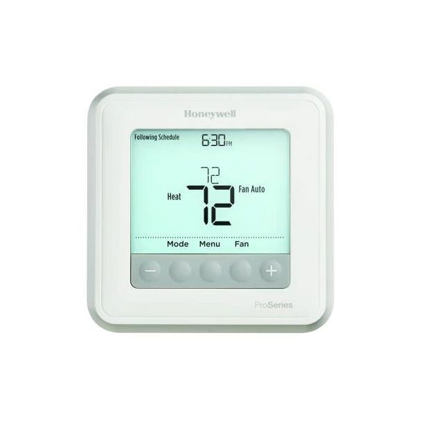 Honeywell 2H/2C T6 Pro Series Nonprogrammable/Programmable Large Display Thermostat