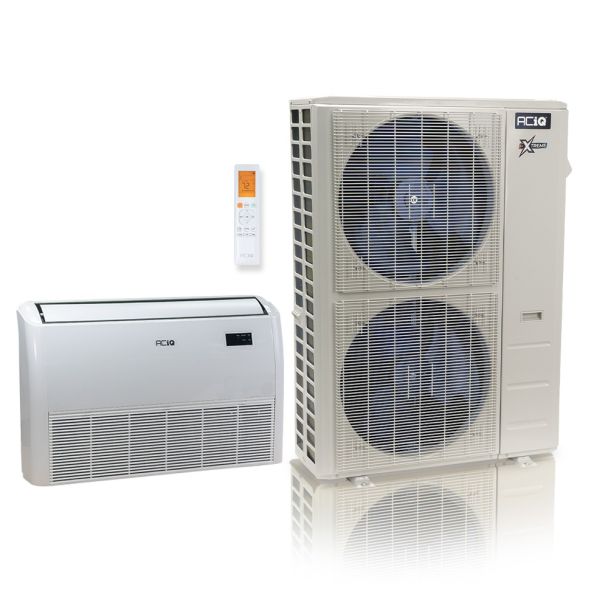 60,000 BTU 23 SEER ACiQ Single Zone Floor Mount Mini Split System | Extreme Series - ACIQ-60FM-HH-MD / ACiQ-60ZPL-HP230C