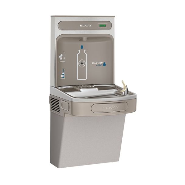 Elkay ezH2O Refrigerated and Non-Filtered Bottle Filling Station & Drinking Fountain - EZS8WSLK