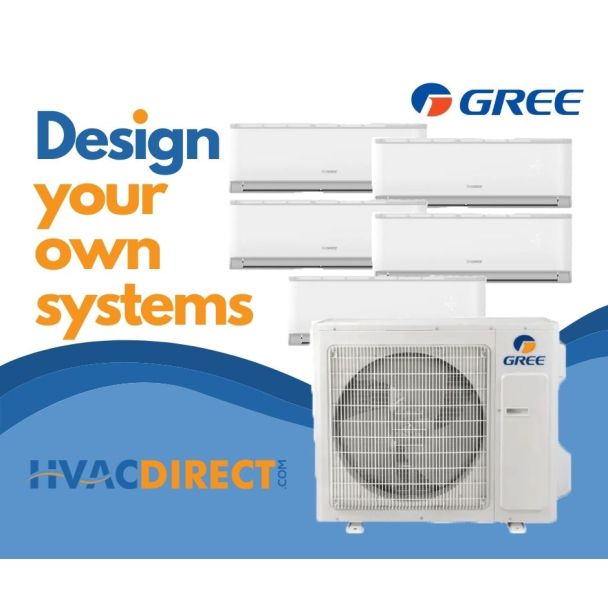 Gree Five Zone Mini Split System - Design Your Own