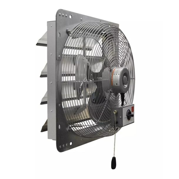 Canarm 18" 3 Speed Shutter-Mounted Fan, 1736 CFM, 1070 RPM, 120V - GSF3-18A