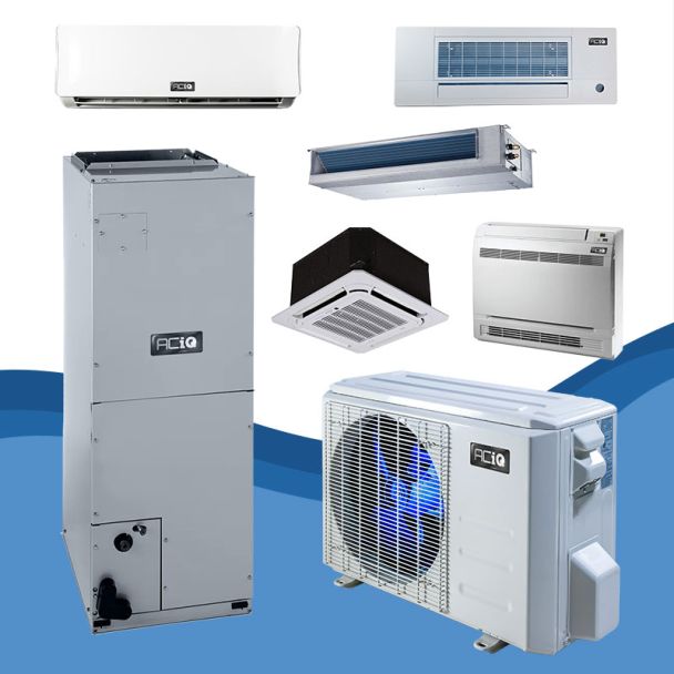 ACIQ Dual Zone Mini Split System - Design Your Own R410A