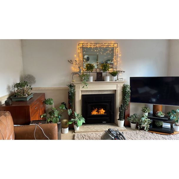 Buck Stove 21 Wood Burning Fireplace with Blower - FP ZC21 - Heats 1800 Sq Ft