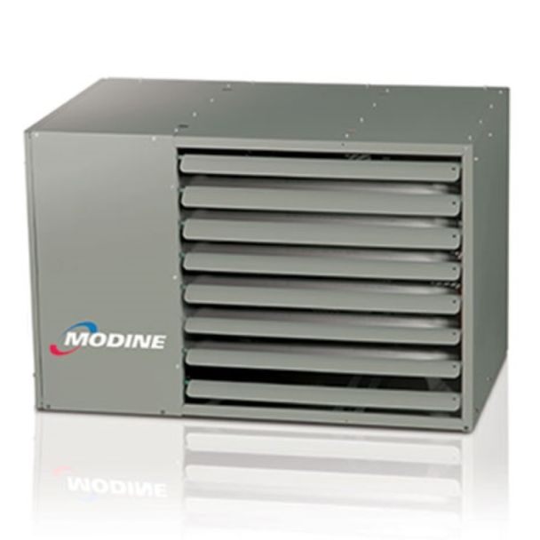 Modine PTP 175,000 BTU LP Power Vented Propeller Unit Heater - Aluminized Steel Heat Exchanger 82% Thermal Efficiency