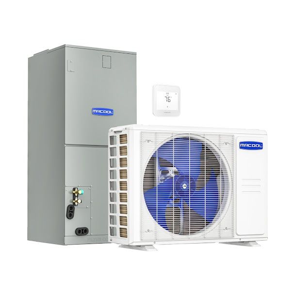 MRCOOL VersaPro 2nd Gen 3 Ton 16.2 SEER2 Central Ducted Heat Pump Split System - R454B - MVP-36-HP-C-230A00-O / MVP-36-HP-MUAH-230A00-O