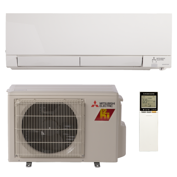 12,000 BTU 26.1 SEER Wall Mounted Mitsubishi Mini-Split H2i Hyper Heat Single Zone Heat Pump - MZ-FH12NAH