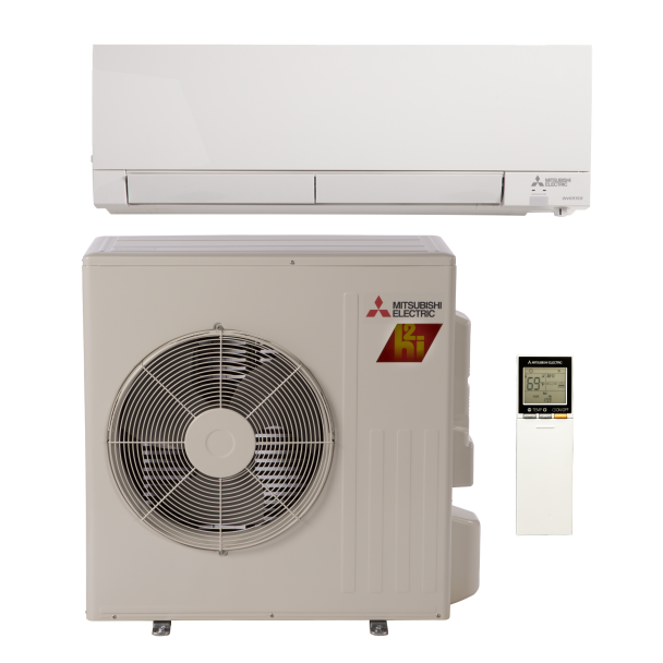 15,000 BTU 22 SEER Wall Mounted Mitsubishi Mini-Split H2i Hyper Heat Single Zone Heat Pump - MZ-FH15NAH