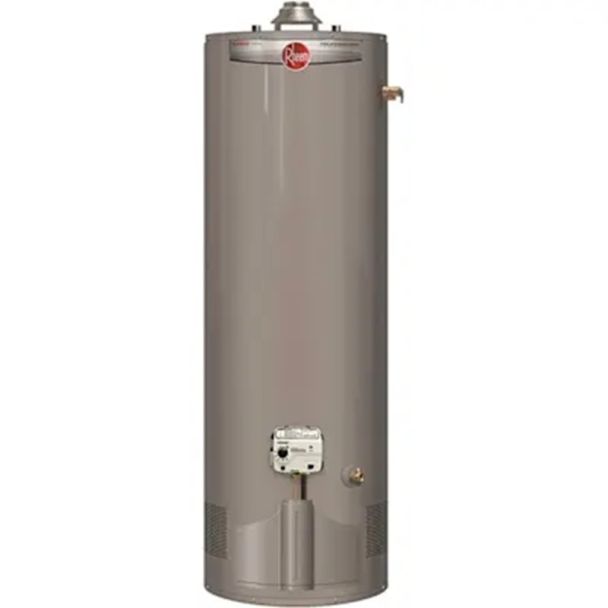 Rheem Professional Classic 40 Gal Tall 38,000 BTU Natural Gas Water Heater with 6-Year Tank Warranty - Ultra Low Nox California Use Only