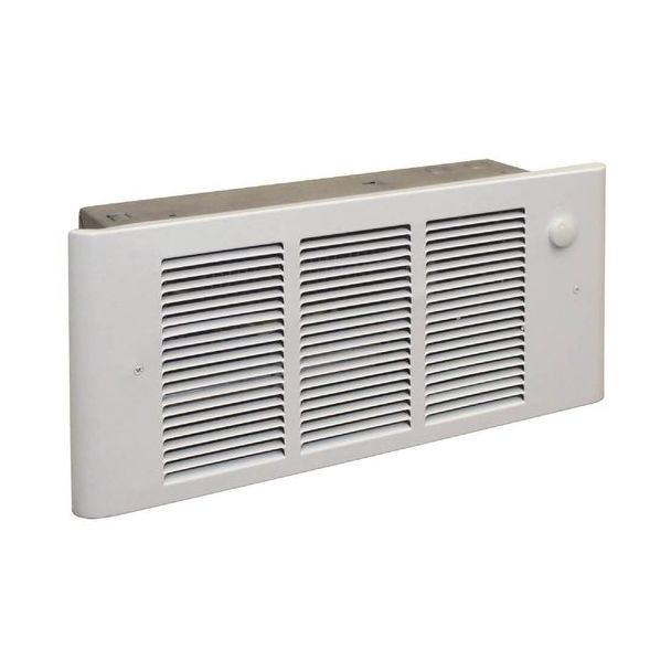 Qmark Heater Up to 1500W at 120V Complete Fan-Forced Wall Heater with Thermoset White - GFR1500T2F