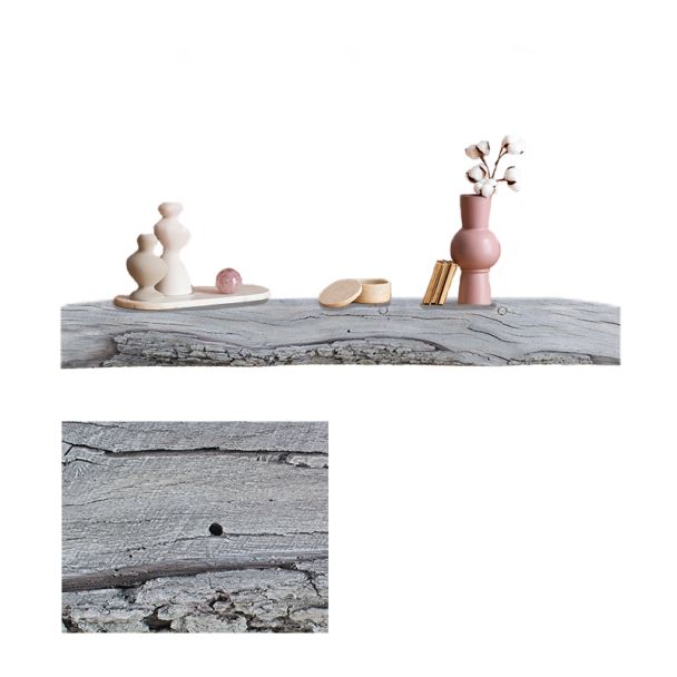 Lexington Hearth Rickhouse Weathered Grey 6’ Fireplace Non-Combustible Mantel - RH-6-LH-WG