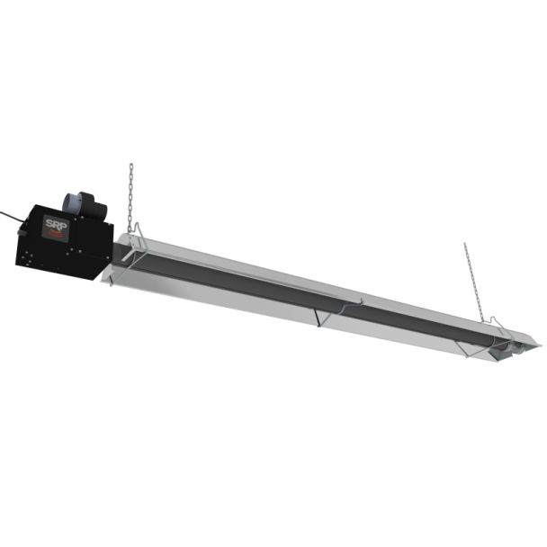 Superior Radiant T Series - TA High Efficiency Two Stage Infrared Tube Heater - Natural Gas - 45,000 / 60,000 BTU - 15 ft Aluminized Tube Kit