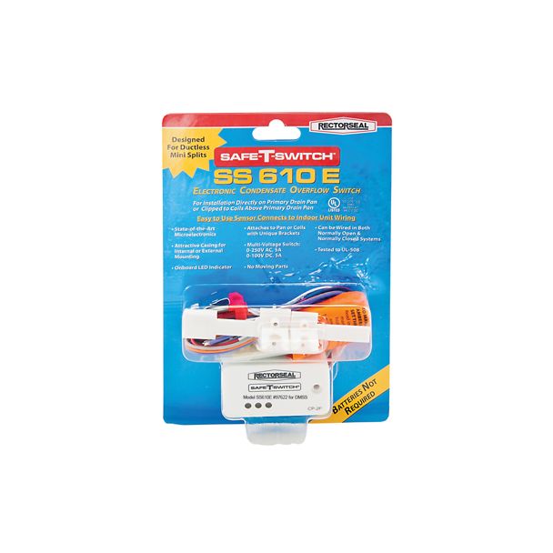 Mini Split Pan Float Switch - Safe-T-Switch SS610E