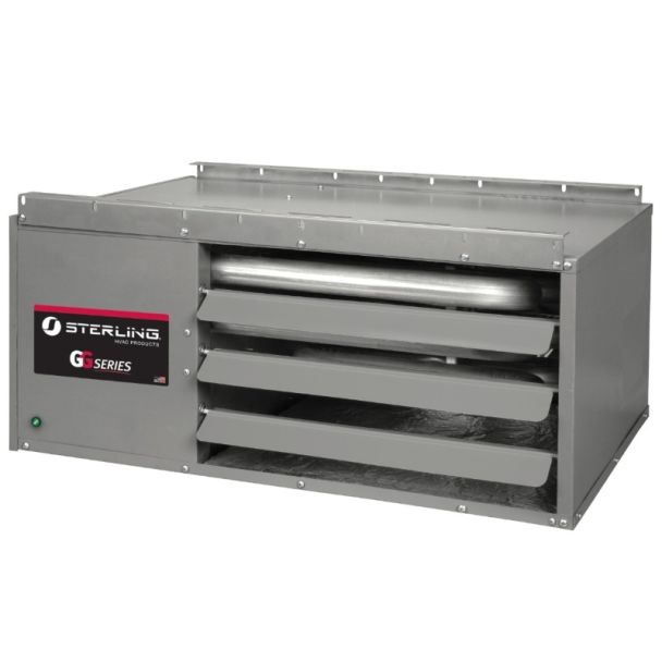 Sterling GG Series 90,000 BTU Low Profile Unit Heater - Natural Gas / Liquid Propane - Standard / Separated Combustion All-In-One Convertible Unit