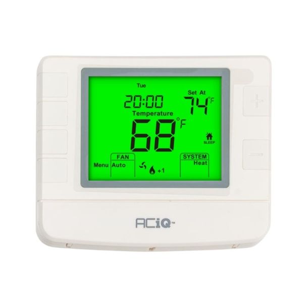 ACiQ 1 Heat / 1 Cool Single Stage Programmable Home Thermostat - STN2020