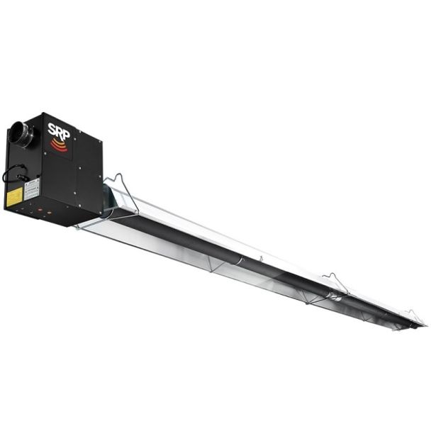 Superior Radiant T Series - TX High Efficiency Two Stage Infrared Tube Heater - Propane Fired - 60,000 / 80,000 BTU - Enclosed Burner - 20 ft Hot Rolled Tube Kit