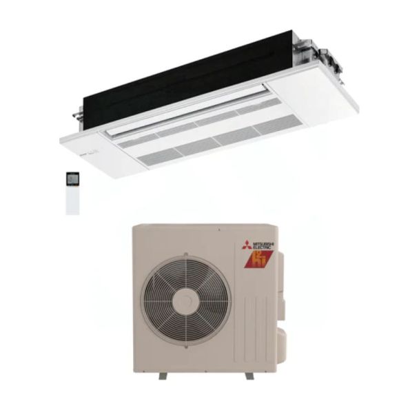 18,000 BTU Mitsubishi M-Series 17.2 SEER2 Single Zone Floor Mount Mini Split Hyper Heat Pump System - R454B | SUZ-AA18NLHZ / MLZ-KX18NL