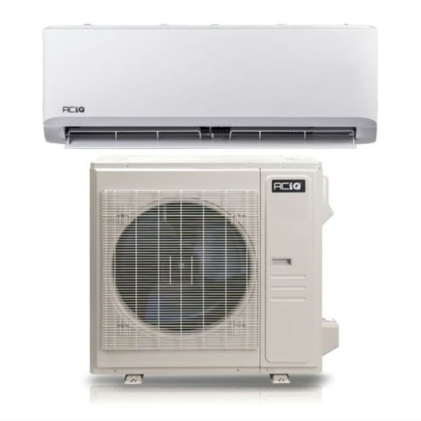 ACiQ 36,000 BTU 18 SEER Single-Zone Mini-Split System w/ Wi-Fi – Wall-Mounted Handler & Outdoor Condenser | R410A