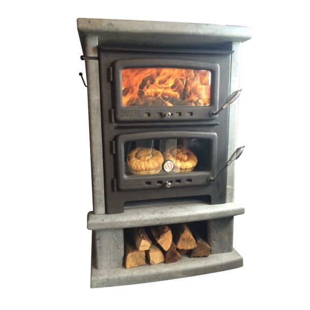 Nectre XL2500 Wood Cook Stove & Oven by Vermont Bun Baker - Heats 2500 Sq Ft