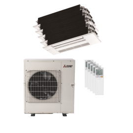 Mitsubishi 42,000 BTU SEZ-AD-Series 19.3 SEER2 5 Zone Ceiling
