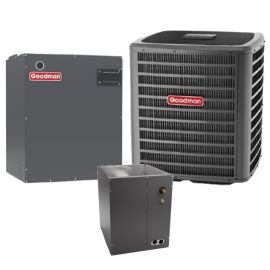 Goodman 3.5 Ton 15 SEER Air Conditioner Split System - R410A Single Stage - Upflow / Downflow