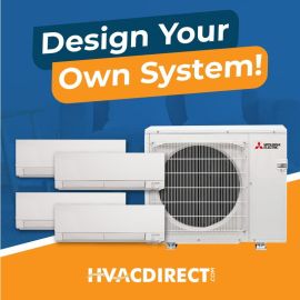 Mitsubishi Design Your Own Quad Zone Heat Pump System - Mitsubishi Quad ...