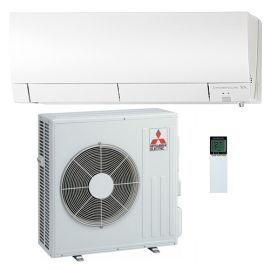 Mitsubishi 18,000 BTU FS-Series 21 SEER2 Single Zone Wall Mounted Mini Split Heat Pump System R410A | 230V