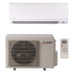 12,000 BTU 17 SEER Wall Mounted Mitsubishi Mini Split 115V Single