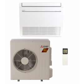 Mitsubishi 15,000 BTU KJ-Series 22.2 SEER2 Single Zone Floor Mounted Mini Split H2i Hyper Heat Heat Pump R410A | 230V
