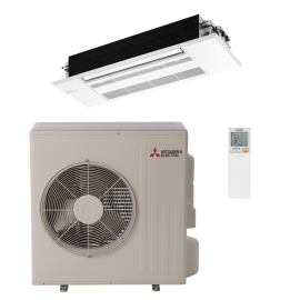 18,000 BTU 22.3 SEER Ceiling Cassette Mitsubishi Mini Split Single