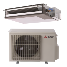 9,000 BTU 18.8 SEER Concealed Duct Mitsubishi Mini Split Single Zone Heat Pump - SEZ-KA09NA2