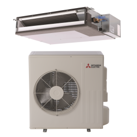 18,000 BTU 20 SEER Concealed Duct Mitsubishi Mini Split Single Zone Heat Pump - SEZ-KA18NA2-R410A