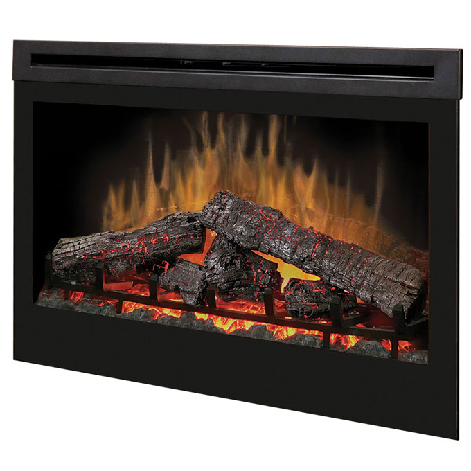 Dimplex 33-Inch Self-Trimming Electric Fireplace - Inner-Glow Logs-  DF3033ST | HVACDirect.com