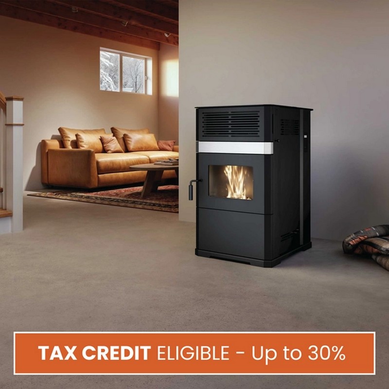 Drolet ECO‑65R Pellet Stove - Heats 2000 Sq Ft - DP00061