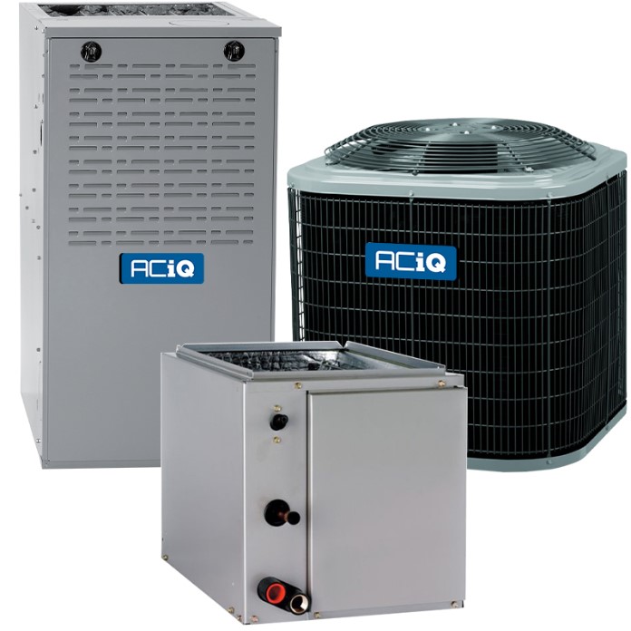 2.5 Ton 16 SEER 80 AFUE 88,000 BTU ACiQ Gas Furnace and Air