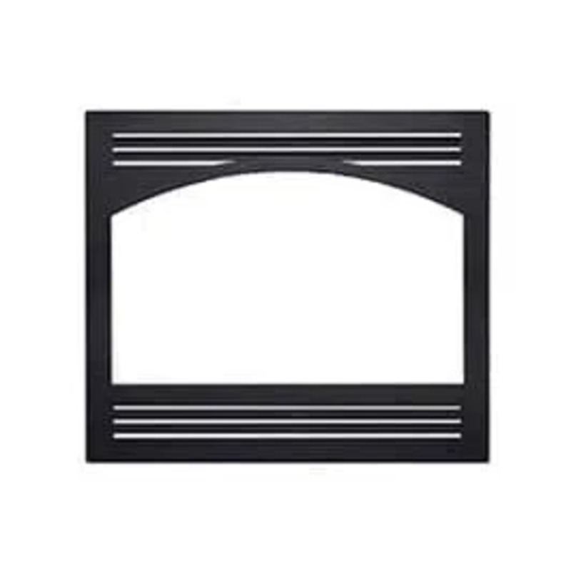 Facade - Louvered - Arch Open - Black - FLVAOBLK