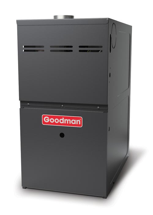 100,000 BTU 80% AFUE Variable Speed Modulating Goodman Gas Furnace | 21" Width | Upflow / Horizontal