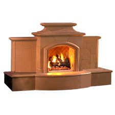 American Fyre Designs Grand Mariposa 113-Inch Vent-Free Outdoor Fireplace