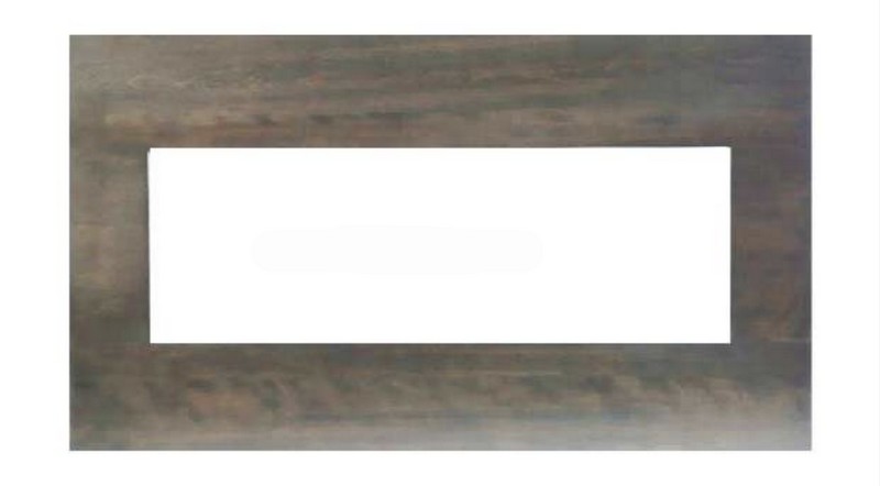 Amantii Gray Bark Birch Wooden Mantel Surround for BI-40 Xtraslim